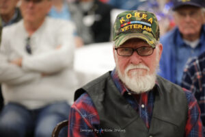 Korea and Vietnam Veteran at Fort Worth Roll Call monthly Lunch, January 2022