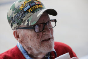 US Army WWII Veteran Roy Falls Roll Call Fort Worth Luncheon April 2022