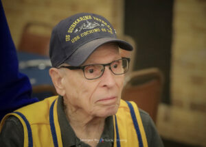 US Navy Veteran Dick Amos at Fort Worth Roll Call Luncheon, February 2022