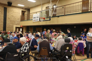 Veteran gather for a meal, Fort Worth Roll Call May 2022