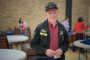 Vietnam Veteran Doug Petersen at Roll Call Lunch Fort Worth Texas February 2022