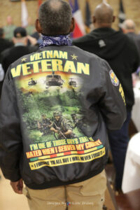 Vietnam Veteran at Fort Worth Roll Call luncheon, January 2022