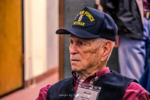USAF Vietnam Veteran Wallace Walker at Roll Call Luncheon, Fort Worth Texas, February 2022