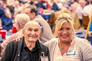 WWII and Korea Veteran Cliff Stump Fort Worth Roll Call Luncheon March 2022