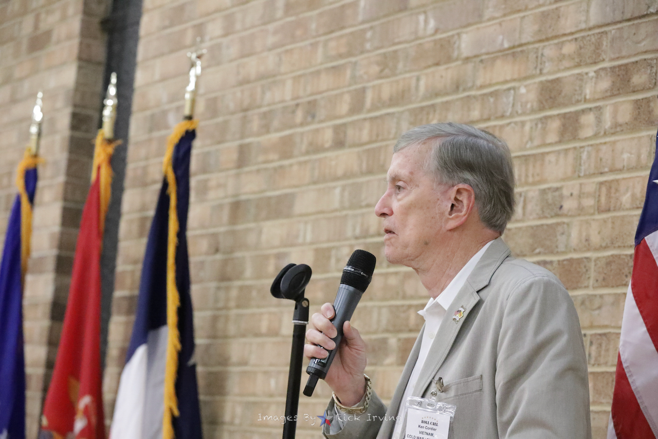 Former Vietnam POW Ken Cordier speaks at Roll Call Luncheon Fort Worth June 2022