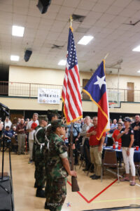 Young Marines present the Colors at Roll Call Luncheon Fort Worth Texas June 2022