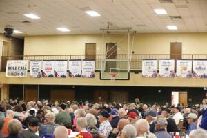 Veterans fill the room at Roll Call Veterans Luncheon Fort Worth Texas October 2022