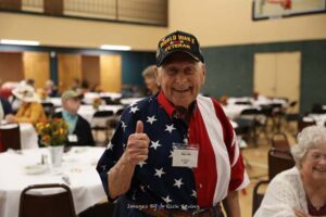 WWII Veteran Al Chatwin Fort Worth Roll Call Veterans Luncheon October 2022