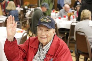 WWII Veteran Bill McIntyre Fort Worth Roll Call Veterans Luncheon October 2022