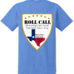 Roll Call T-shirt shield