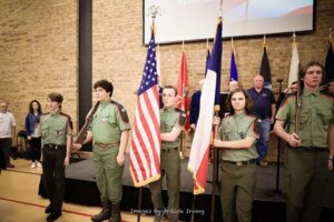 Roll Call Fort Worth presentation of the Colors January 2023