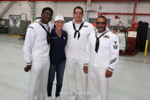 Roll Call Fort Worth Navy Sailors at luncheon on NAS Fort Worth JRB April 2023