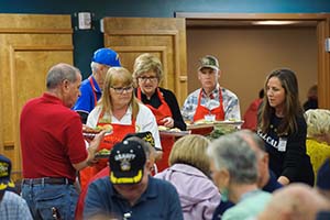 Roll Call Fort Worth Volunteers serve meals to veterans at monthly luncheon March 2023