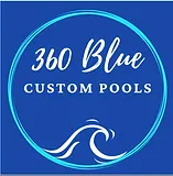 360 Blue Custom Pools logo